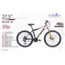 دوچرخه ویوا مدل بلیز18 سایز 27.5 کد 2720 - ViVA BLAZE18