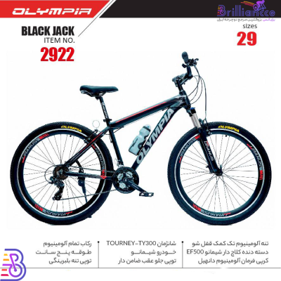 دوچرخه المپیا مدل بلک جک سایز ۲۹ کد 2922 / Olympia BlackJack