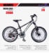 دوچرخه اورانوس مدل UR500 دیسکی سایز 20 کد 20184 /  Uranus UR500-Disc