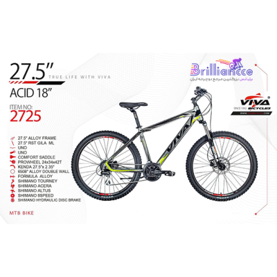 دوچرخه ویوا آسید 18 کد 2725 سایز 27.5- ViVA ACID 18