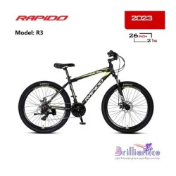 دوچرخه راپیدو مدل R3 سایز 26 کد 268637 | RAPIDO R3