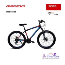 دوچرخه راپیدو مدل R6 سایز 26 کد 268639 | RAPIDO R6