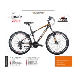 دوچرخه ویوا دراگون کد 26123 سایز 26 - ViVA DRAGON