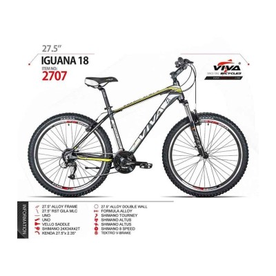 دوچرخه ویوا 18ایگوانا کد 2707 سایز 27.5 - VIVA IGUANA 18